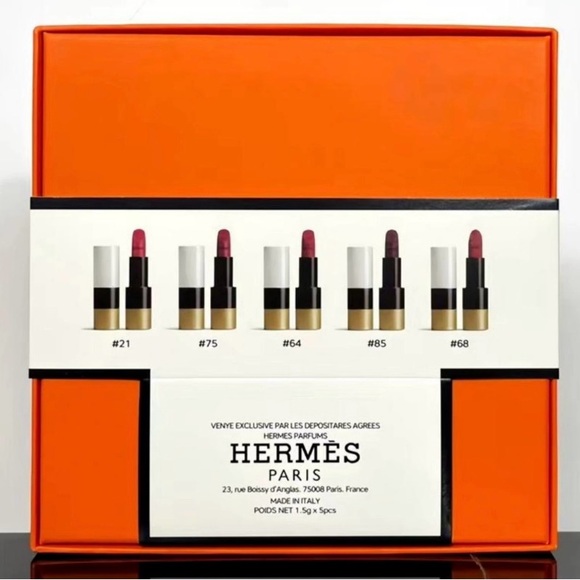 Hermes Lipstick Set - Red and Pink Shades Travel Size - Picture 2 of 10